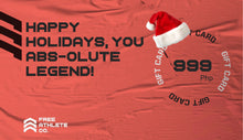 Load image into Gallery viewer, FreeAthlete Co. Holiday Gift Cards