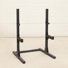 Load image into Gallery viewer, Tydax Squat Stand Shorty 70" in black with sports arm | Power rack, Rack for squates, home gym, weight loss equipment, bench press | Freeathlete