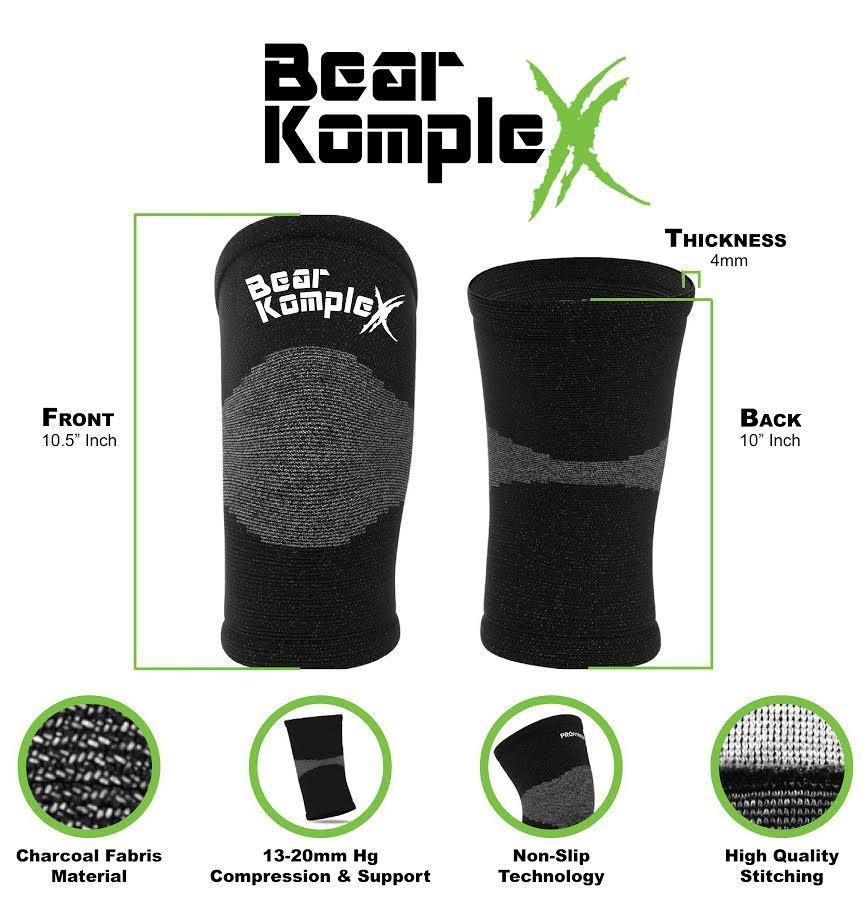 Bear KompleX LITE Knee Sleeves Infographic showing product features