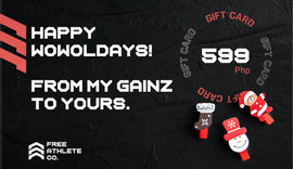 FreeAthlete Co. Holiday Gift Cards