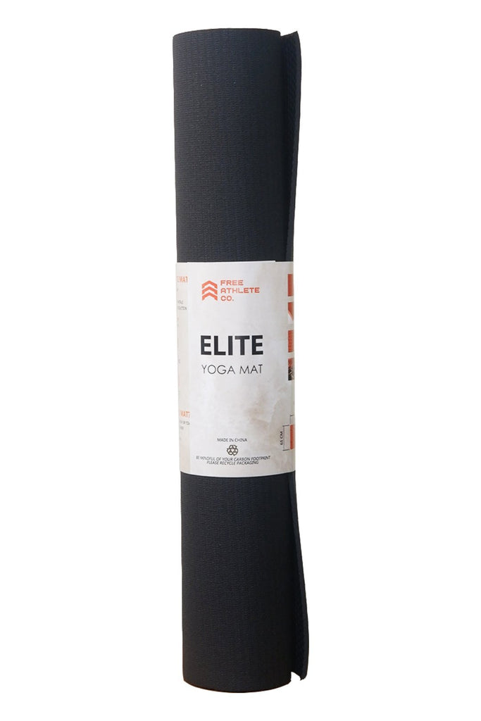 FreeAthlete® Elite Yoga Mat 5mm FreeAthlete Co. Black