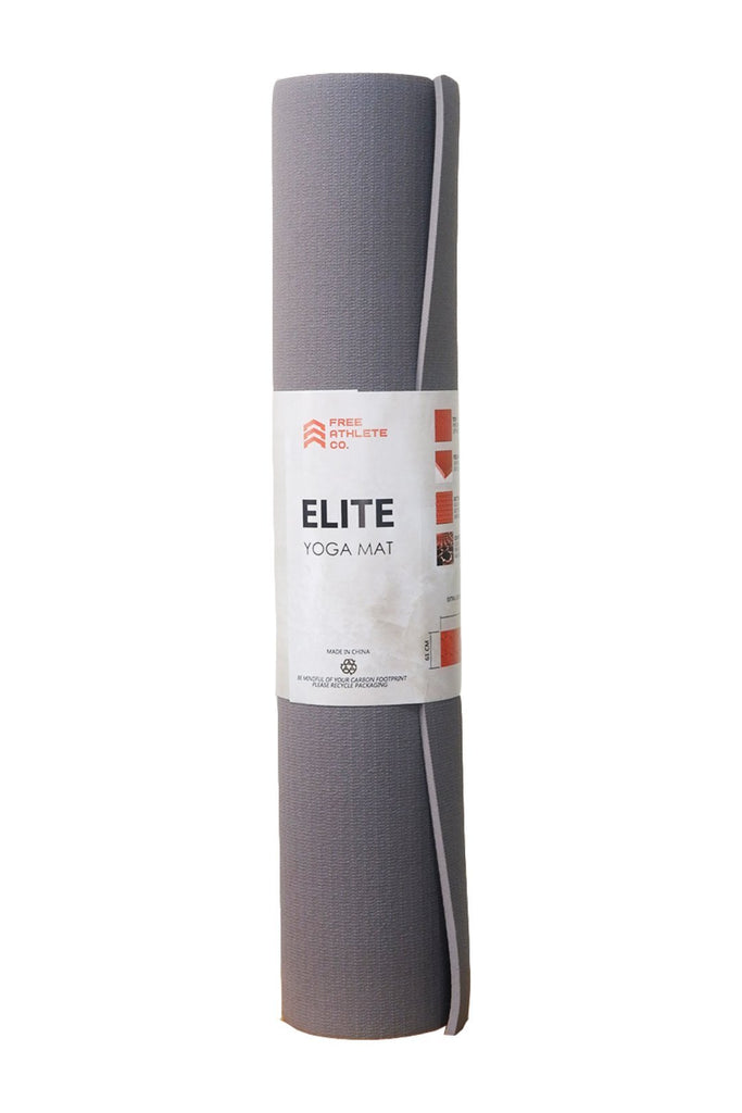 FreeAthlete® Elite Yoga Mat 6mm FreeAthlete Co. Grey