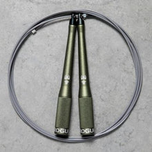 Load image into Gallery viewer, Rogue Bridges Edition SR-2 Speed Rope 3.0 Green Handle Grey Rope