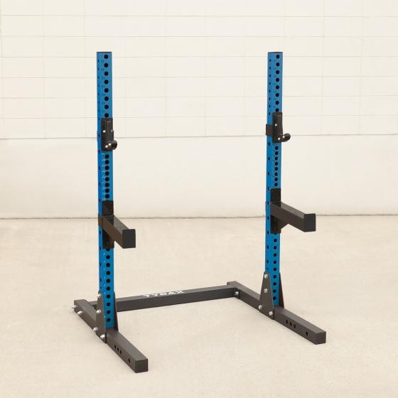 Tydax Squat Stand Shorty 70" in blue with sports arms | Power rack, Rack for squates, home gym, weight loss equipment, bench press | Freeathlete