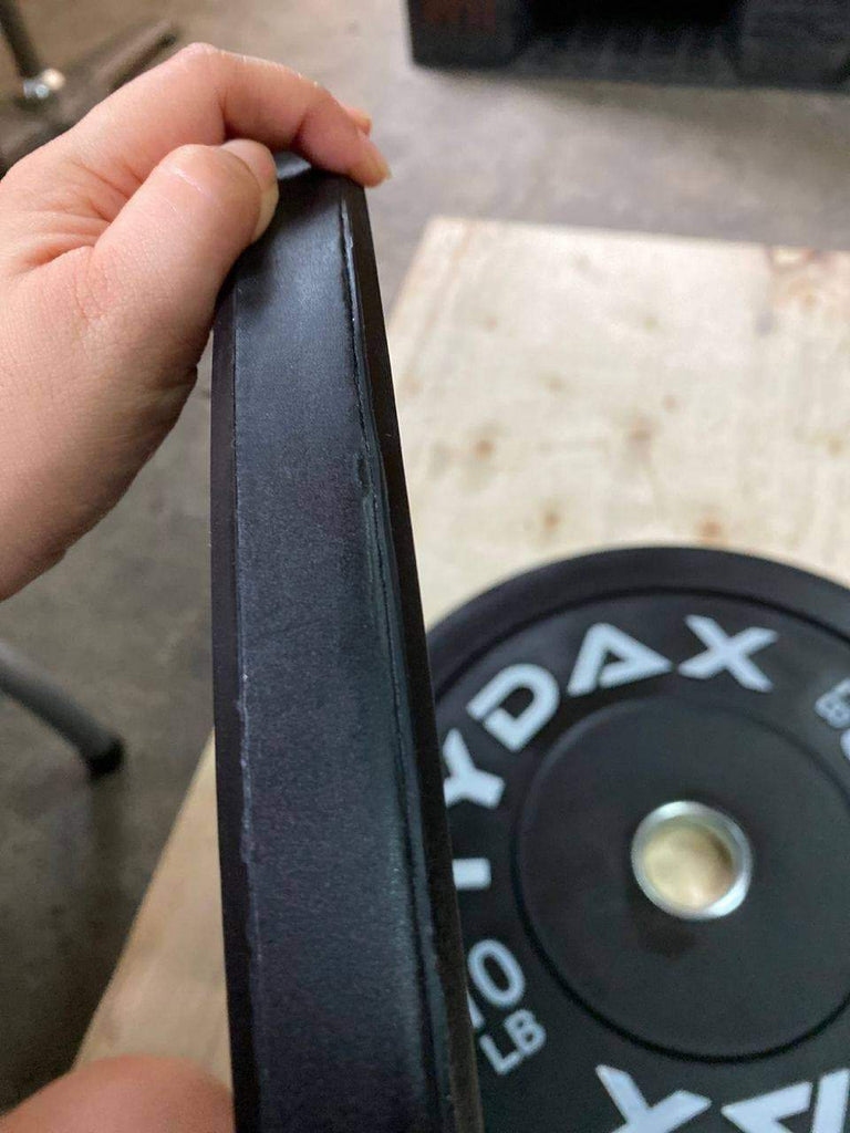 Tydax Black Bumper Plates: Garage Sale