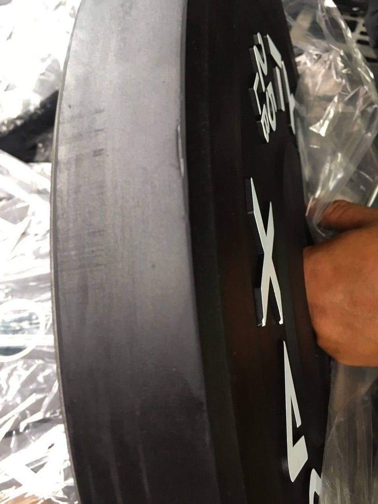 Tydax Black Bumper Plates: Garage Sale