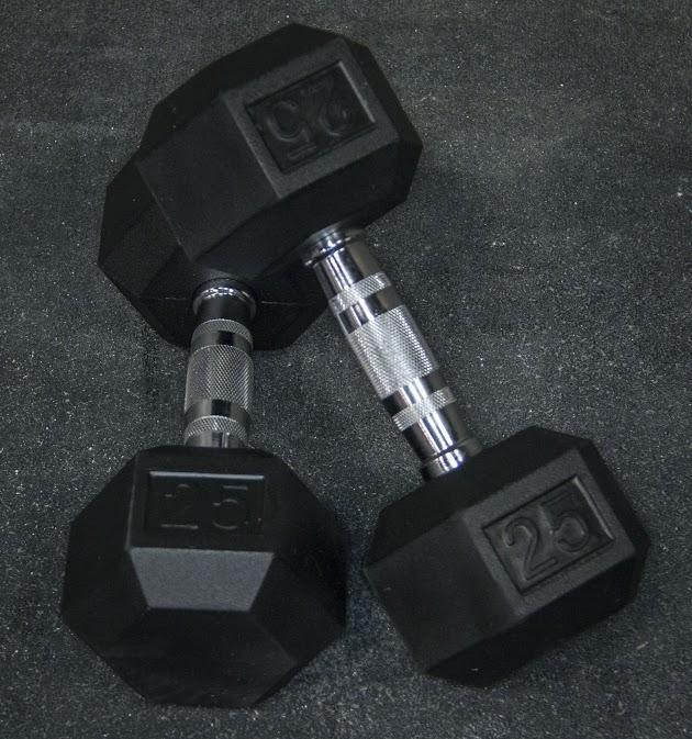 Tydax Rubber Hex Dumbbells | Dumbbells, home gym equipment, CrossFit equipment, weight sets, barbell and weight | Freeathlete